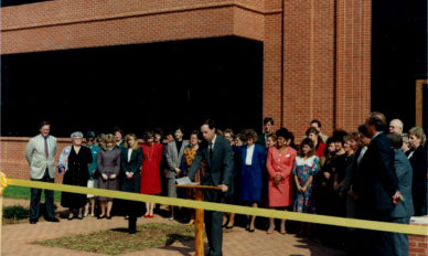 corporate ribbon cutting lynchburg virginia insurance
