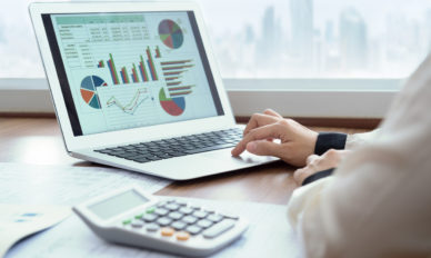 financial spreadsheet report